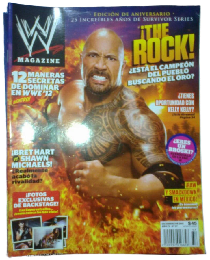 WWE Magazine from Mexico December 2011 Magazine PWcatalog