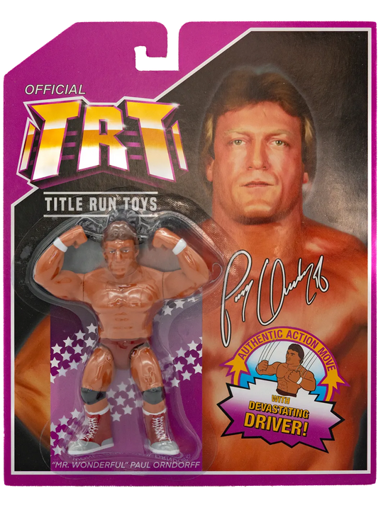 Title Run Toys Series 1 "Mr. Wonderful" Paul Orndorff PW Catalog