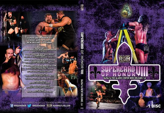 ROH "SUPERCARD OF HONOR VIII" DVD DVD PW Catalog