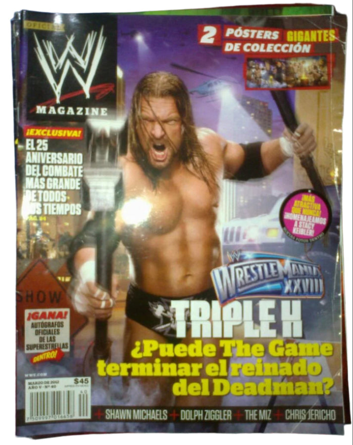 WWE Magazine from Mexico March 2012 Magazine PWcatalog