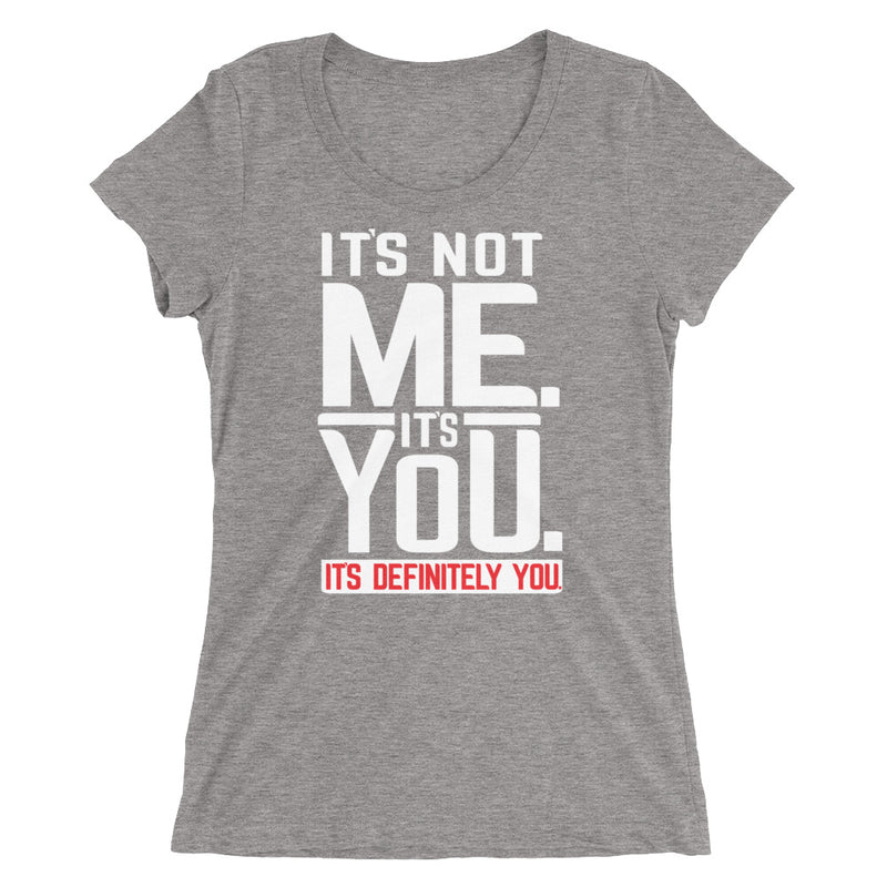 Sami Zayn "It's Not Me" Women's Tri-Blend T-Shirt T-Shirt PW Catalog