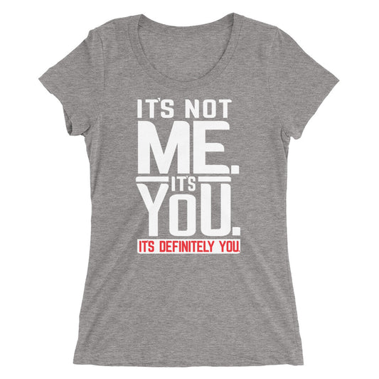 Sami Zayn "It's Not Me" Women's Tri-Blend T-Shirt T-Shirt PW Catalog