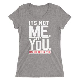 Sami Zayn "It's Not Me" Women's Tri-Blend T-Shirt T-Shirt PW Catalog