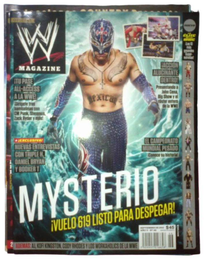 WWE Magazine from Mexico September 2012 Magazine PWcatalog