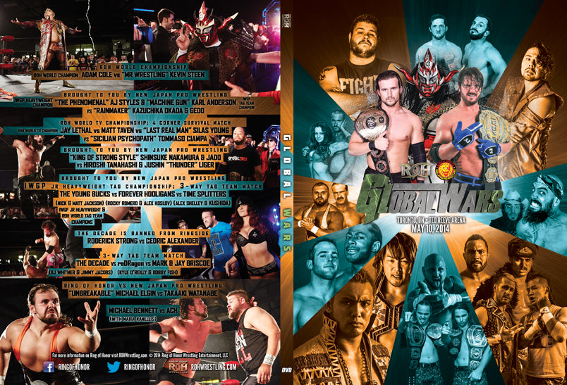 05/10/14 ROH - NEW JAPAN "GLOBAL WARS" DVD
