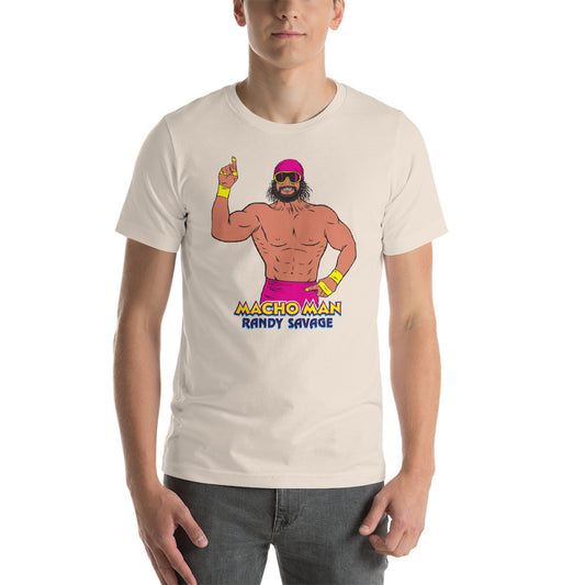 "Macho Man" Randy Savage "Old School Illustration" Unisex T-Shirt