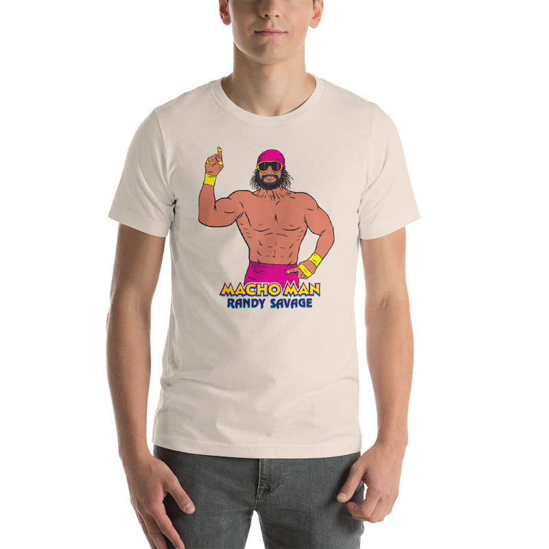 "Macho Man" Randy Savage "Old School Illustration" Unisex T-Shirt