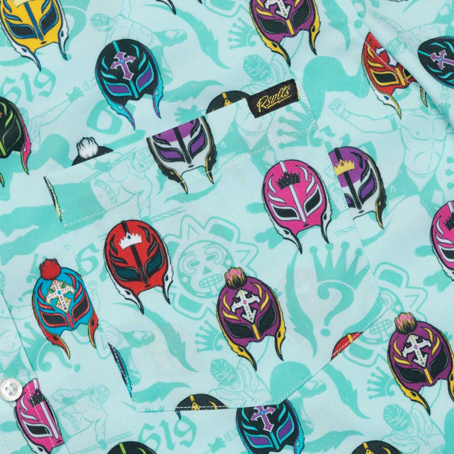 Rey Mysterio RSVLTS Button Down Shirt