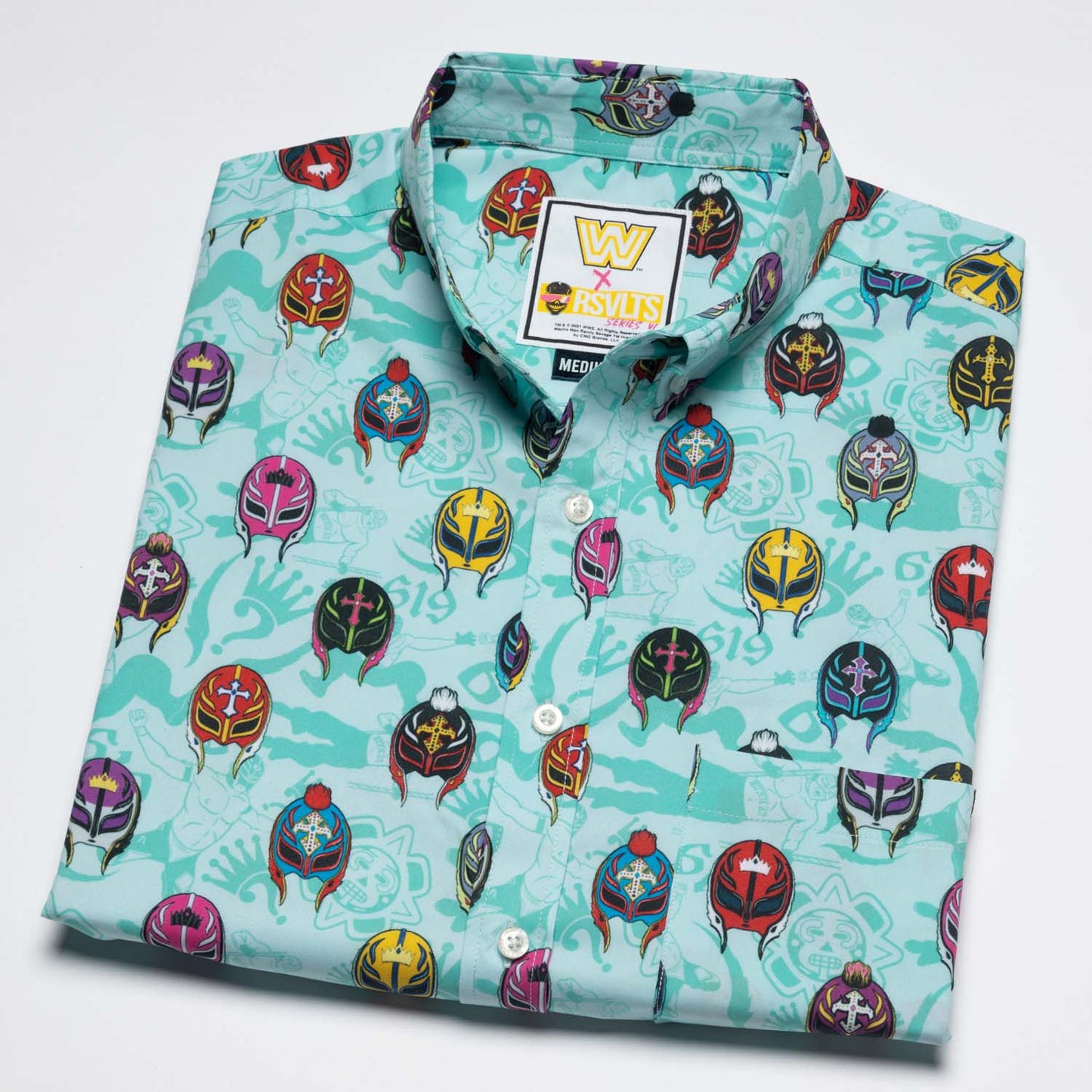 Rey Mysterio RSVLTS Button Down Shirt