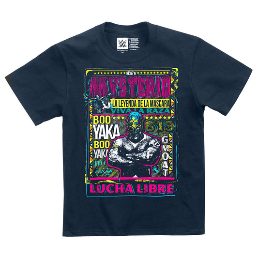 Rey Mysterio "Lucha Libre" Youth Authentic T-Shirt T-Shirt PW Catalog