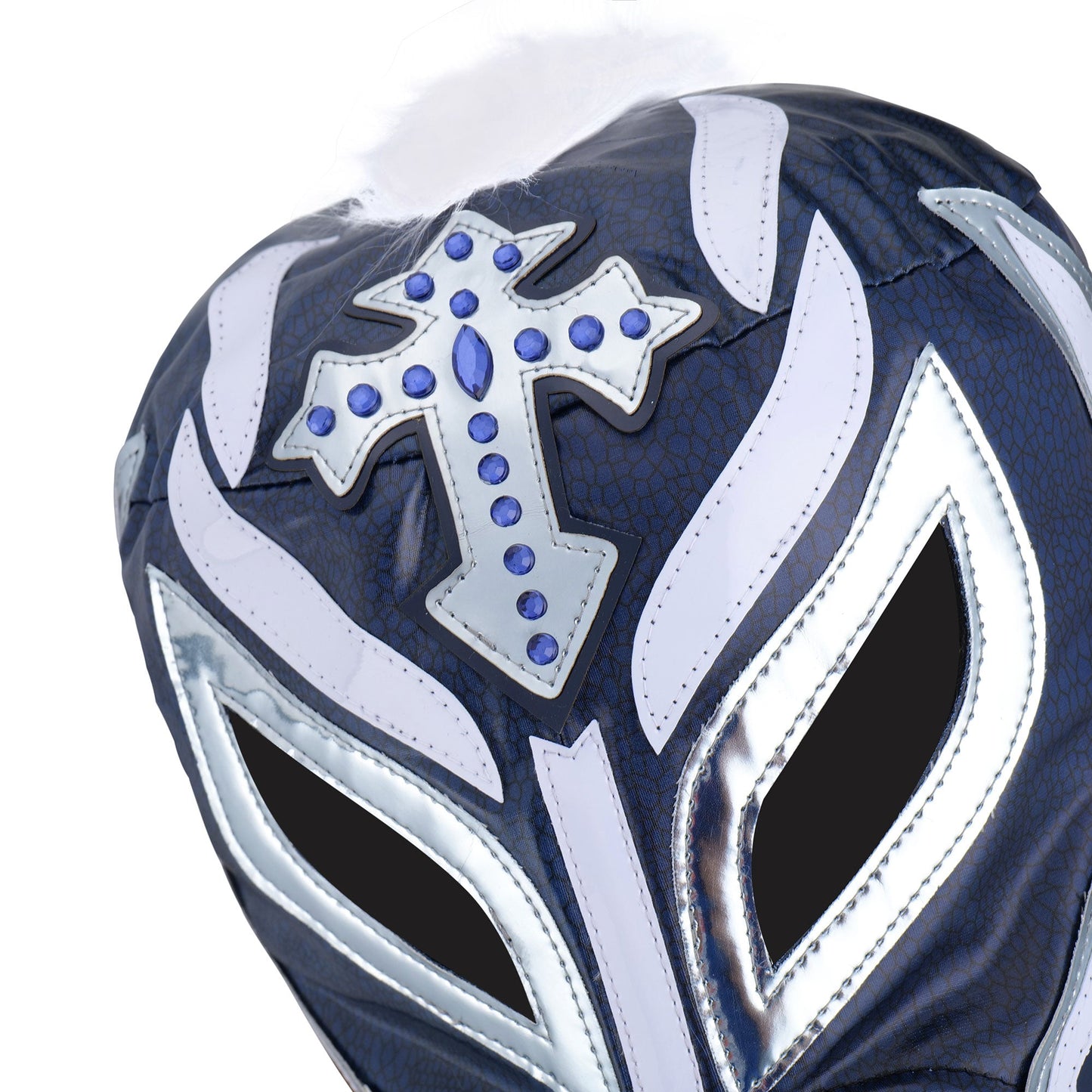 Rey Mysterio Navy/Silver/White Replica Mask