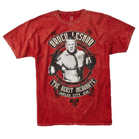 Brock Lesnar "The Beast Incarnate" Mineral Wash T-Shirt T-Shirt PW Catalog
