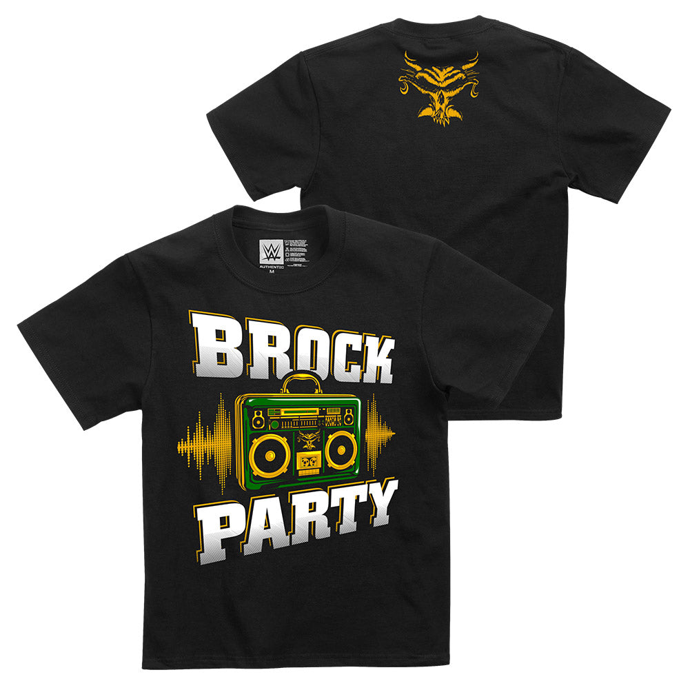 Brock Lesnar "Brock Party" Youth Authentic T-Shirt T-Shirt PW Catalog