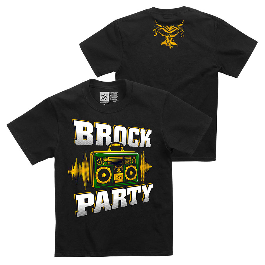 Brock Lesnar "Brock Party" Youth Authentic T-Shirt T-Shirt PW Catalog