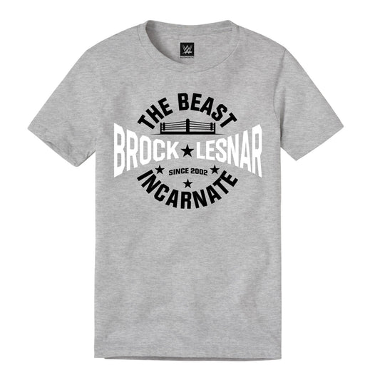 Brock Lesnar "The Beast Incarnate" Grey T-Shirt