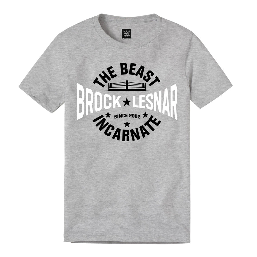 Brock Lesnar "The Beast Incarnate" Grey T-Shirt