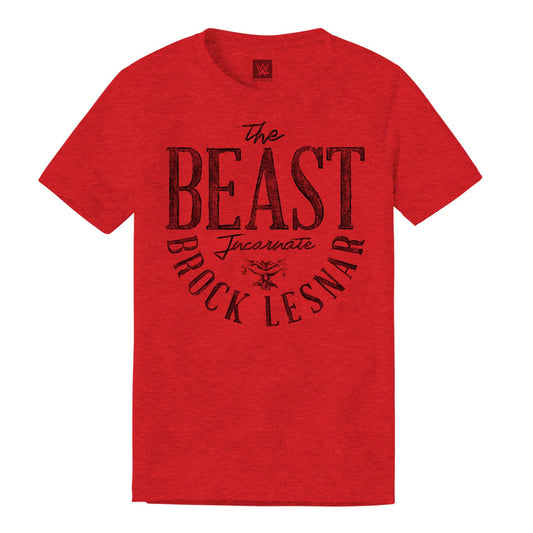 Brock Lesnar "The Beast Incarnate" Red T-Shirt