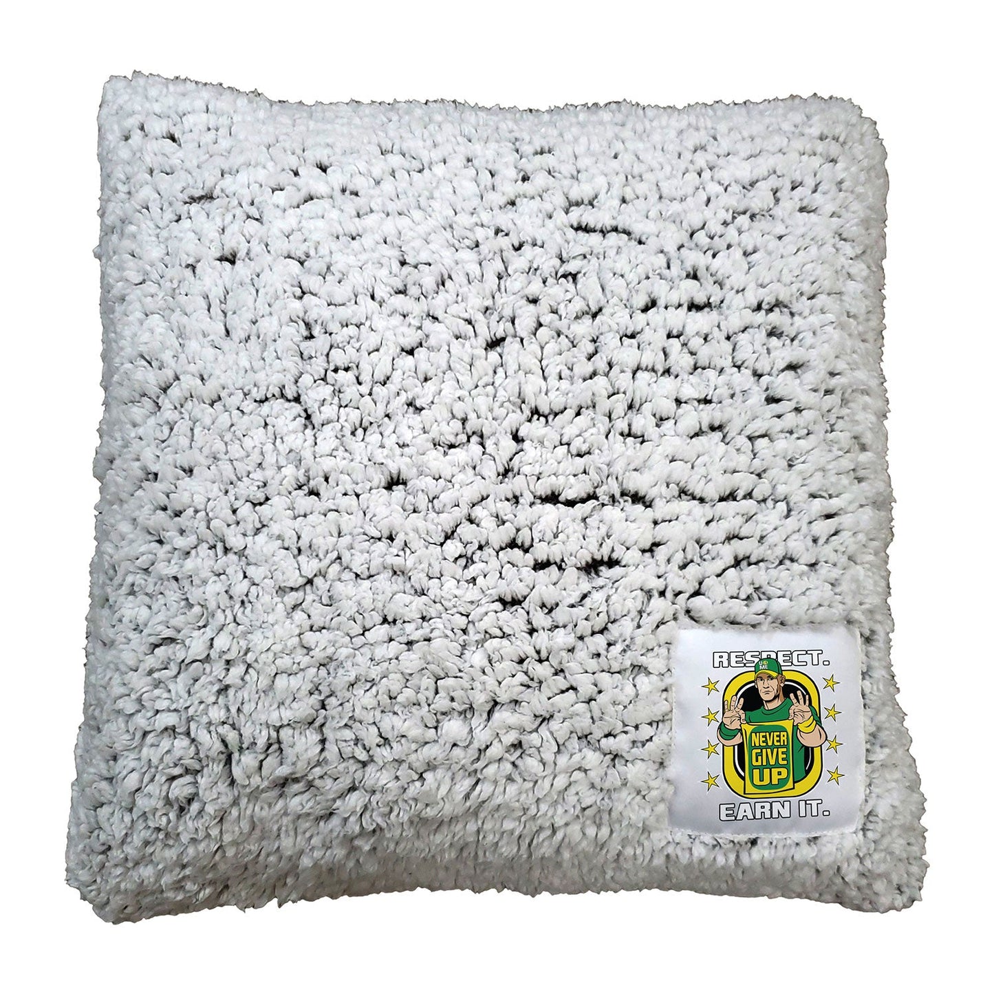 John Cena "Earn The Day" Sherpa Throw Pillow