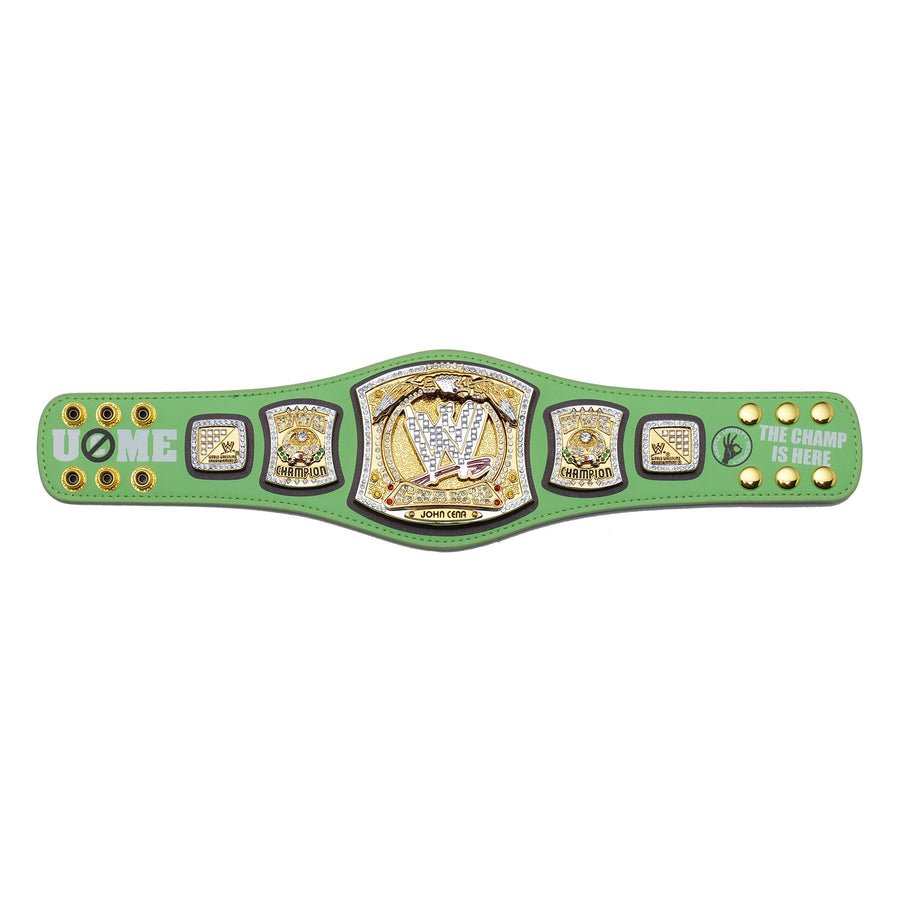 John Cena Collector's Box Green Mini Championship Title