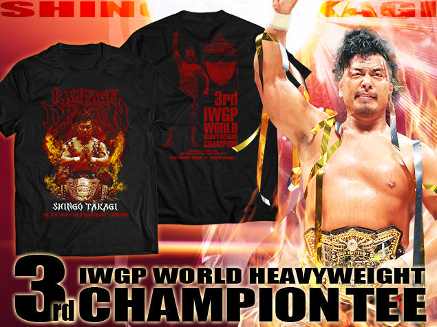 Shingo Takagi - IWGP World Heavyweight Champion CommemorativeT-Shirt T-Shirt PW Catalog