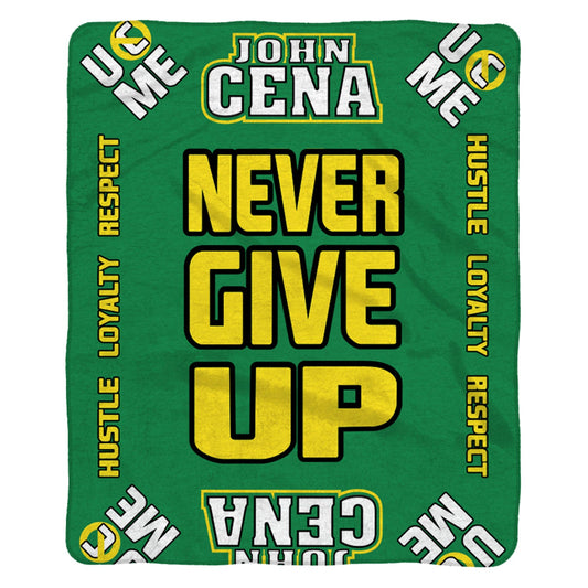 John Cena "Earn The Day" Sleep Squad Fleece Throw Blanket - image 2