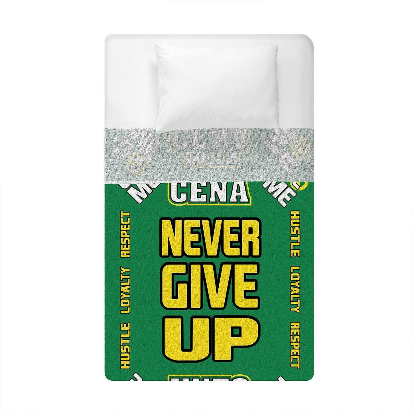 John Cena "Earn The Day" Sleep Squad Fleece Throw Blanket