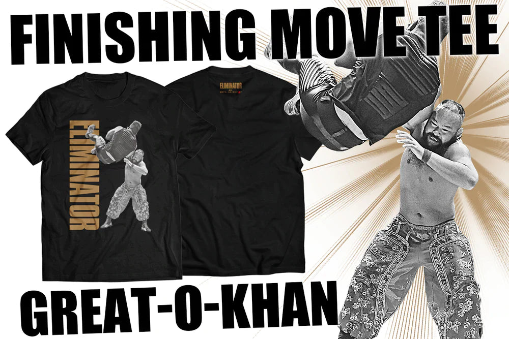 Great O-Khan Finishing move Tee T-Shirt PW Catalog