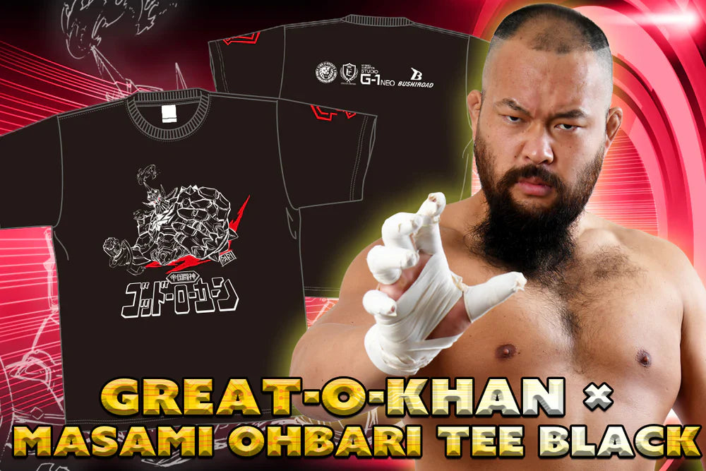 Great O-Khan x Masami Ohbari - NJPW Robotization T-shirt (Black) T-Shirt PW Catalog