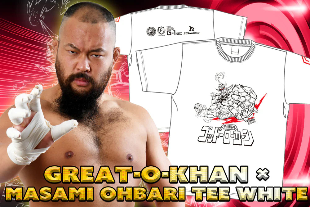 Great O-Khan x Masami Ohbari - NJPW Robotization T-shirt PW Catalog