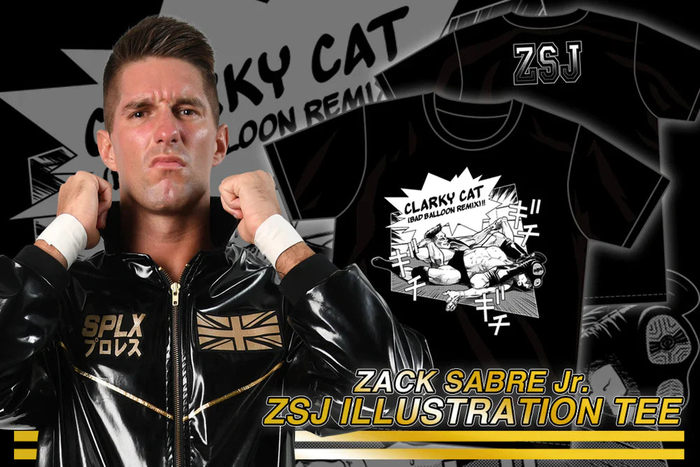 Zack Sabre Jr - Clarky Cat T-Shirt T-Shirt PW Catalog