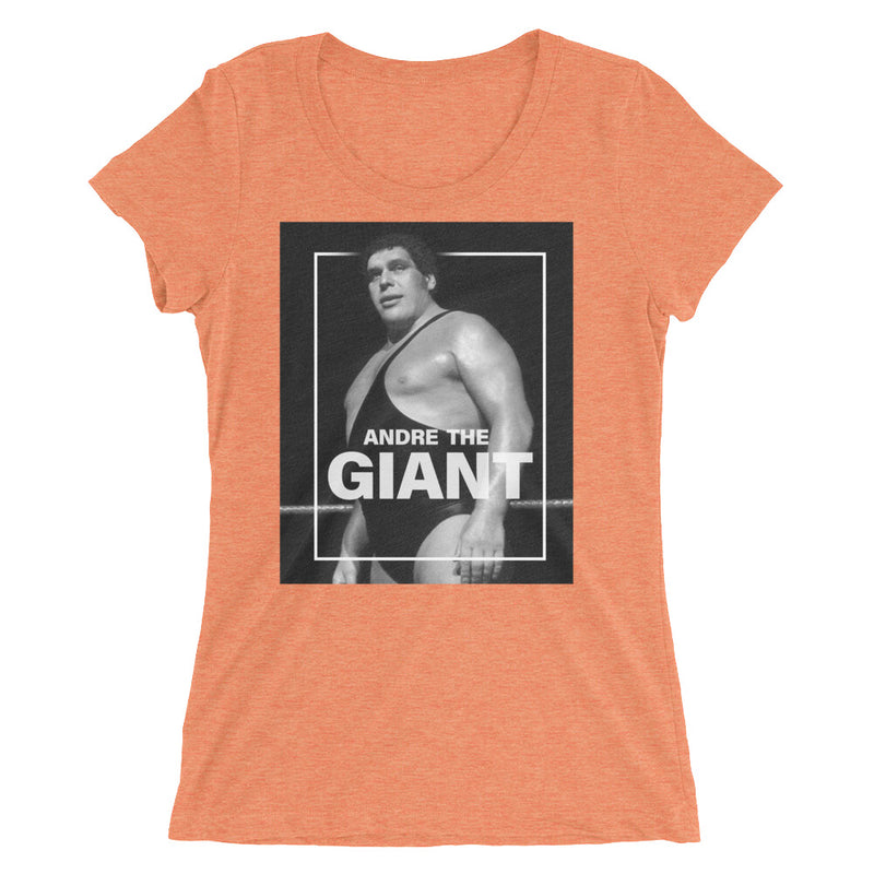 Andre the Giant "Photo" Women's Tri-Blend T-Shirt T-Shirt PW Catalog