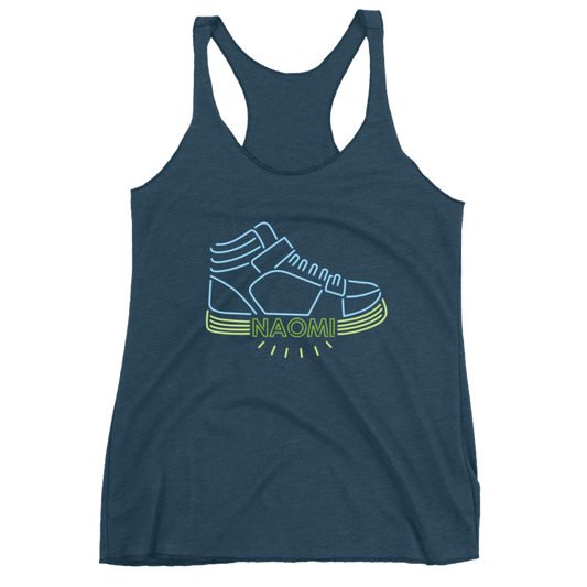 Naomi "Pump It Up" Women's Racerback Tank Top Tank Top PW Catalog