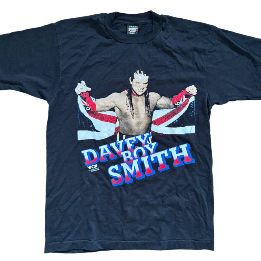 WCW “British Bulldog” Davey Boy Smith T-Shirt 1993 Pwcatalog