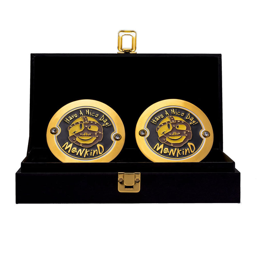 Mankind Legends Championship Replica Side Plate Box Set  1