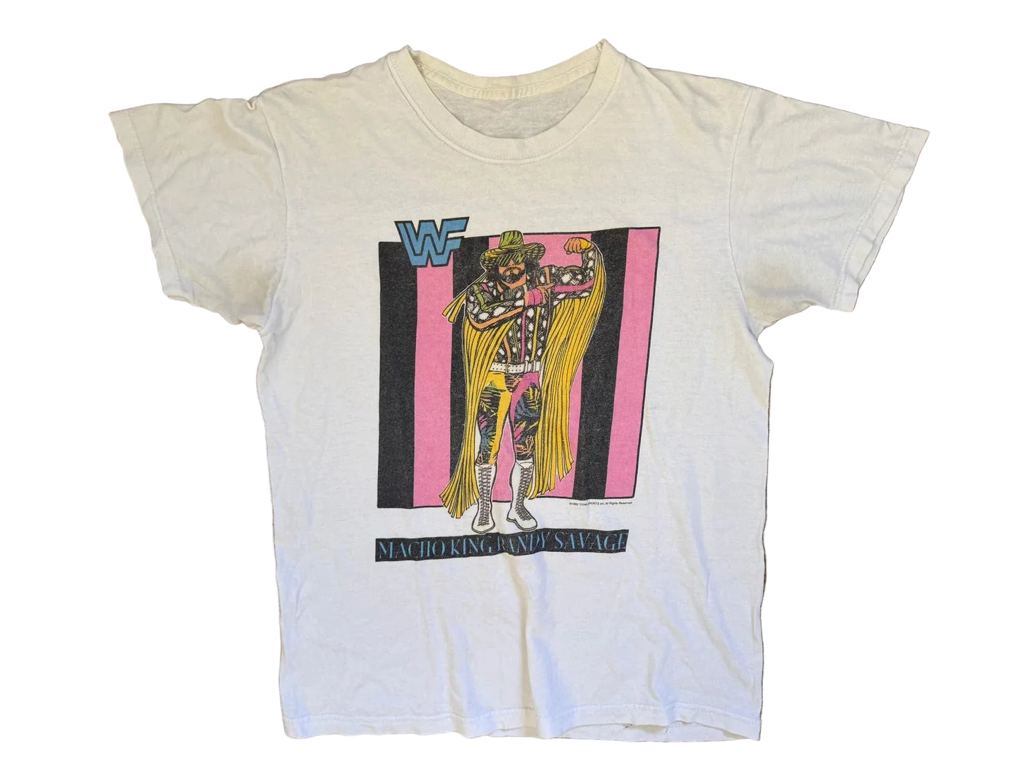 1992 WWF “Macho King” Randy Savage T-Shirt Pwcatalog