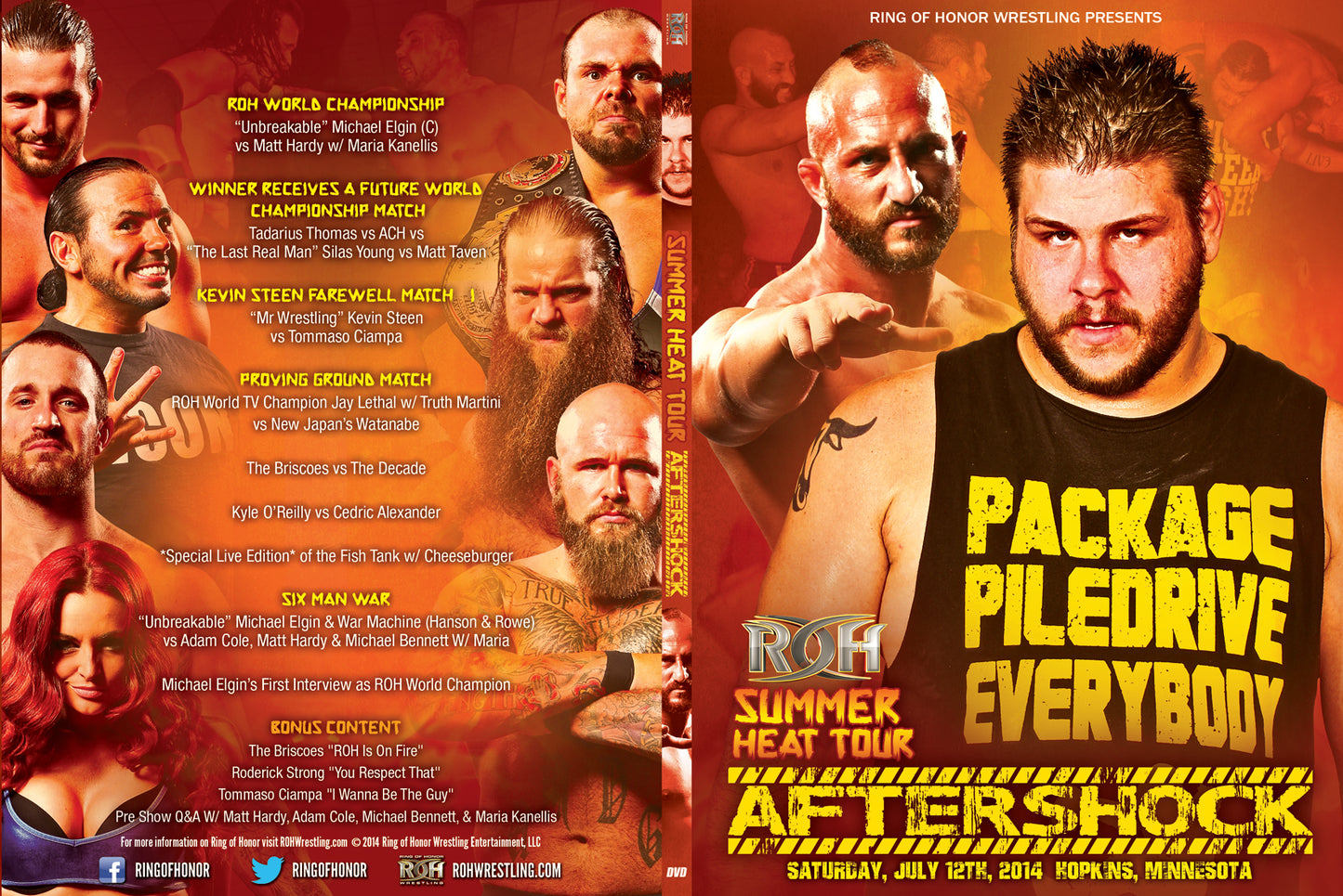 AFTERSHOCK - 7/12/14 HOPKINS, MN (DVD)