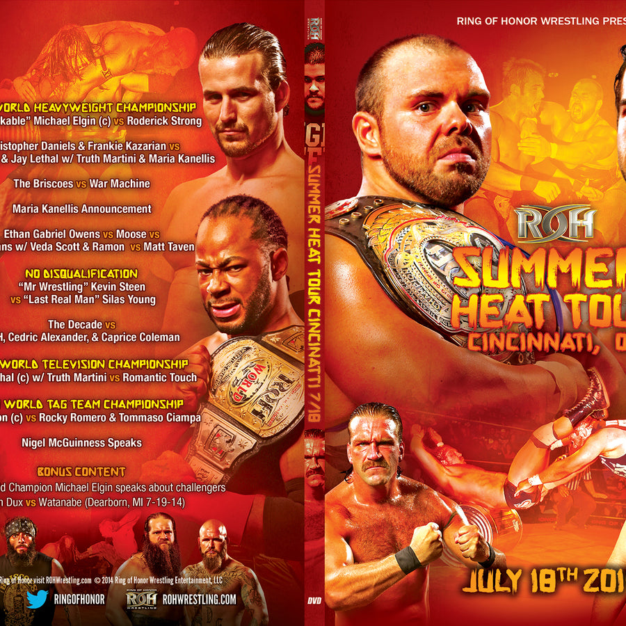 07/18/14 SUMMER HEAT TOUR - CINCINNATI, OHIO (DVD)