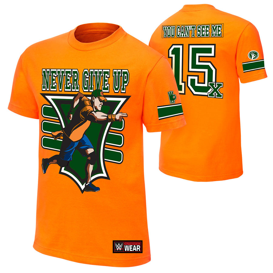 John Cena "15X" Youth Authentic T-Shirt - WWE Shop