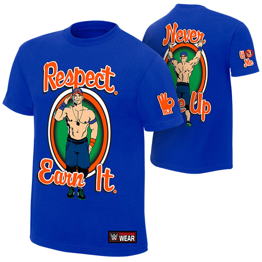 John Cena "Respect. Earn It." Authentic T-Shirt T-Shirt PW Catalog