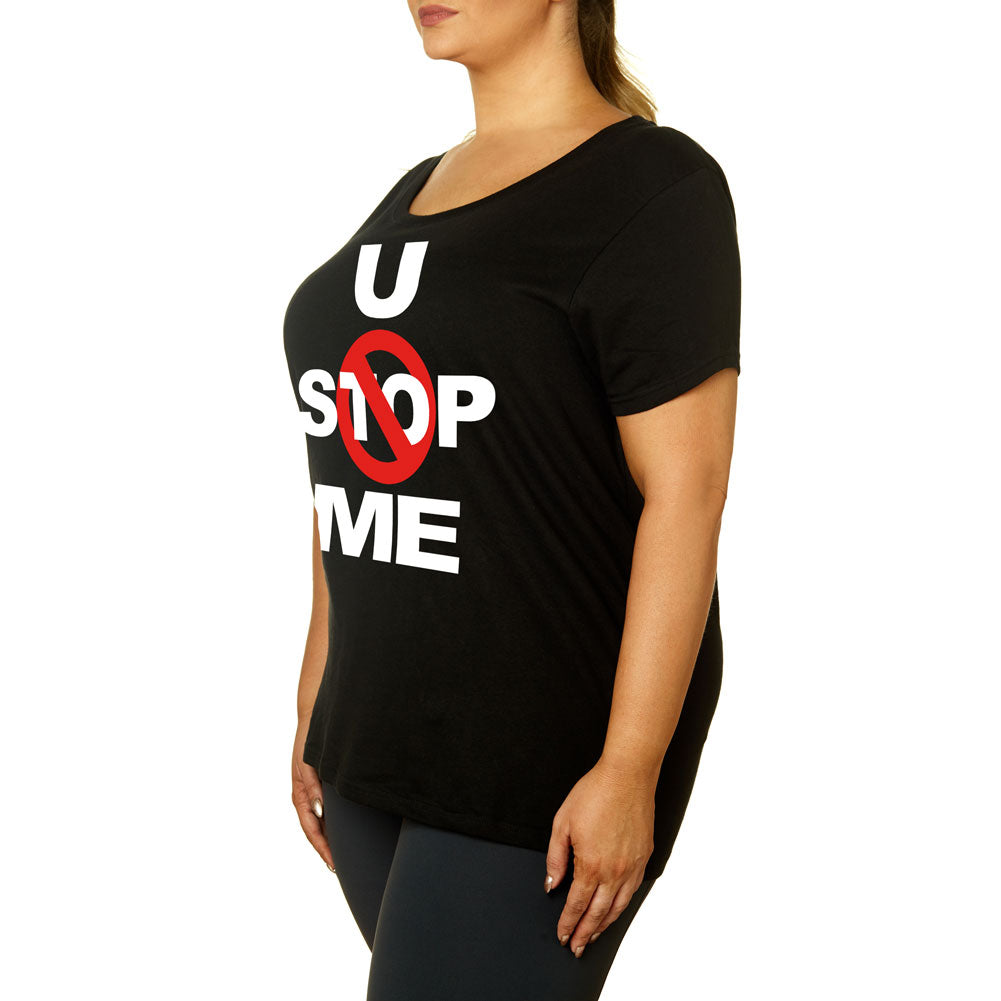John Cena "U Can't Stop Me" Women's Curvy T-Shirt