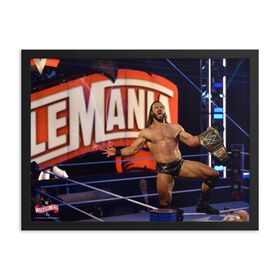 Drew McIntyre "The Champ" Framed Photo Poster Wall art PW Catalog