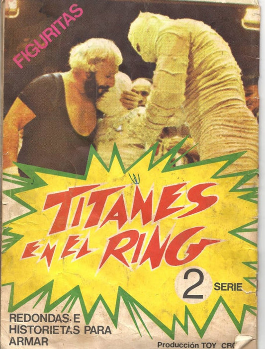 Titanes en el Ring Stickers Album Vol 2 From Argentina 1983 Stickers Album PW Catalog