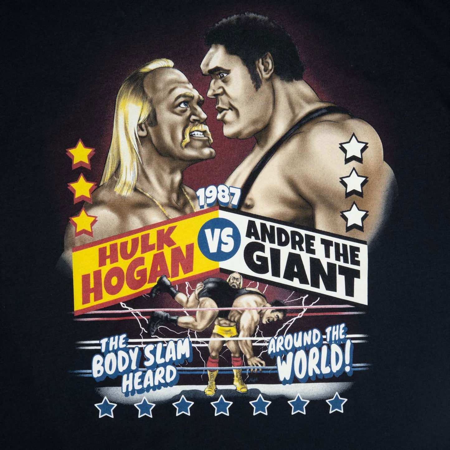 Andre The Giant vs Hulk Hogan RSVLTS T-Shirt
