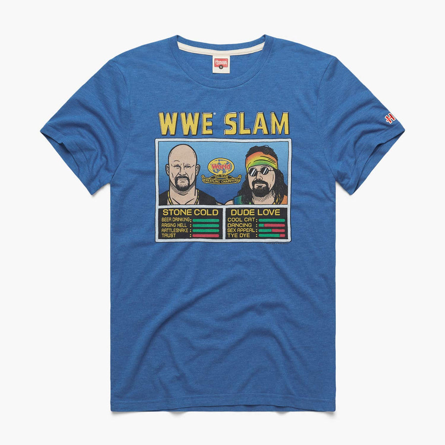 Stone Cold Steve Austin & Dude Love WWE Slam Homage T-Shirt