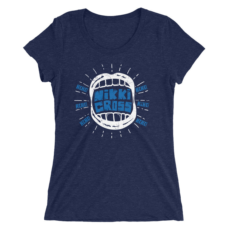 Nikki Cross "Hehe" Women's Tri-Blend T-Shirt