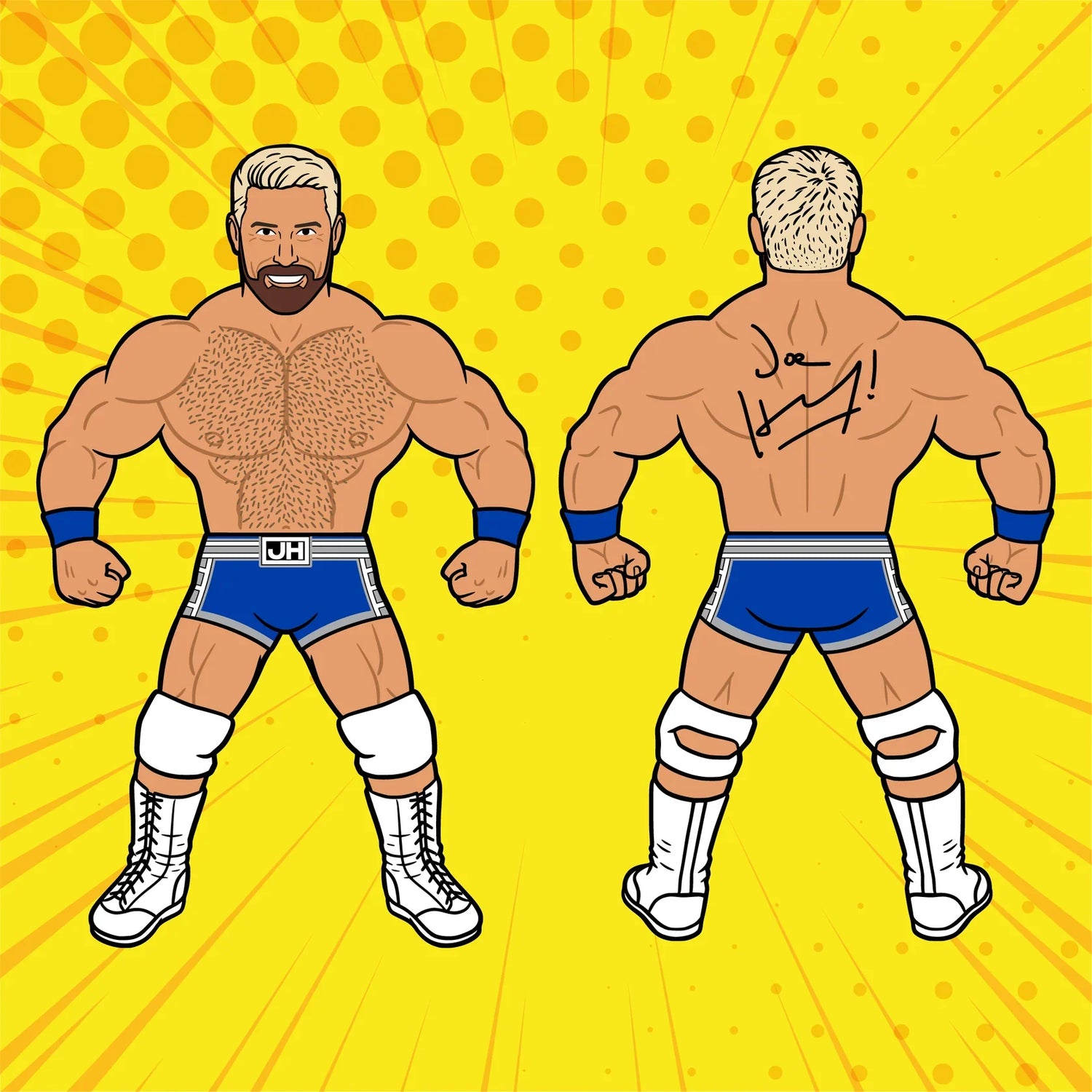 Major Wrestling Figure Podcast Major Bendies Joe Hendry Action & Toy Figures PWcatalog