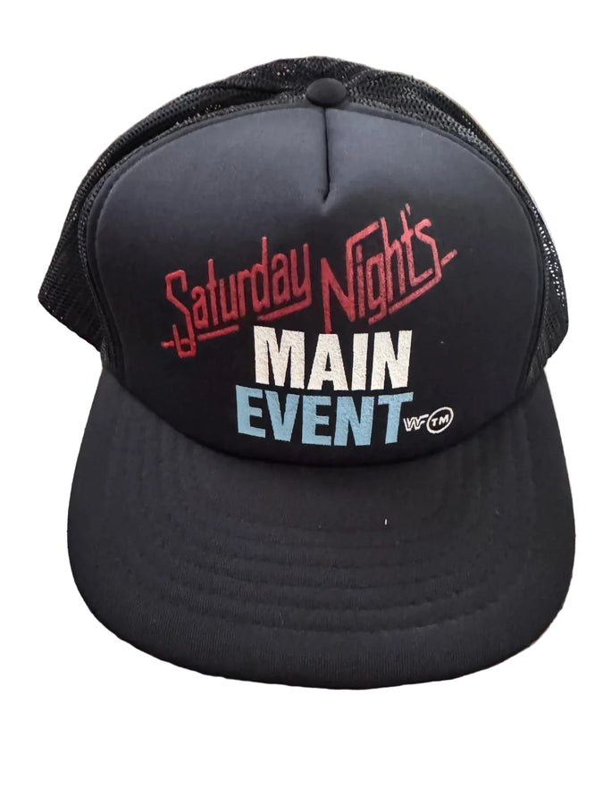 1985 WWF Saturday Nights Main Event Trucker Hat