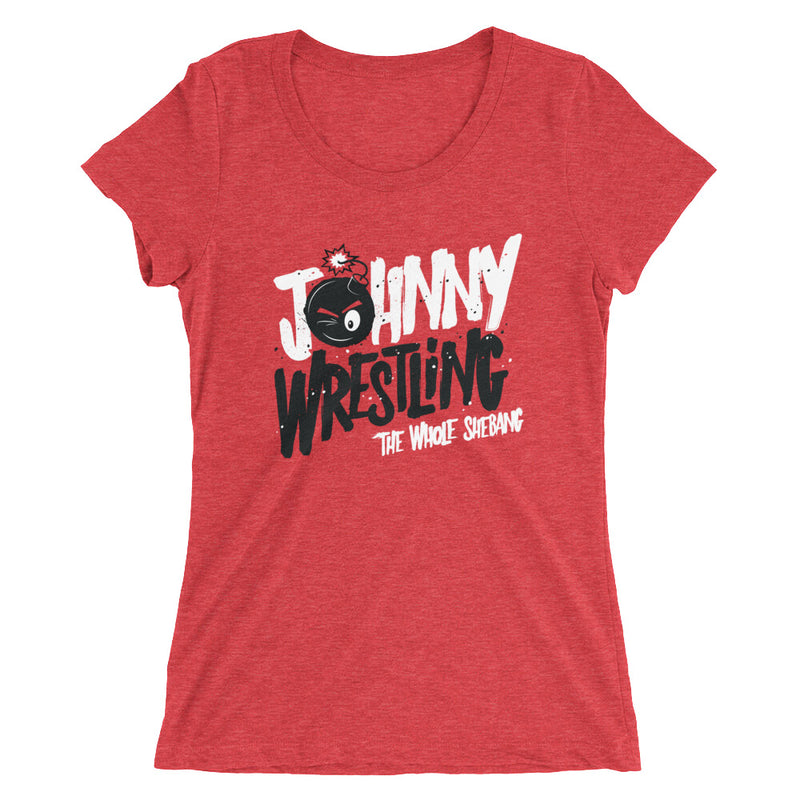 Johnny Gargano "Johnny Wrestling" Women's Tri-Blend T-Shirt T-Shirt PW Catalog