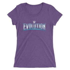 WWE Evolution Logo Women's Tri-Blend T-Shirt