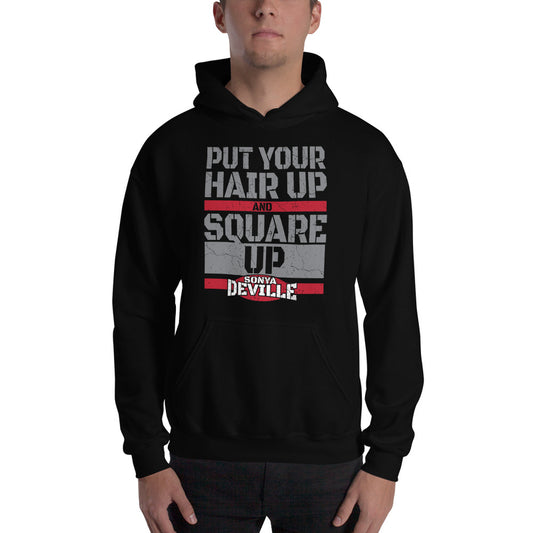 Sonya Deville "Square Up" Pullover Hoodie Sweatshirt Sweatshirt PW Catalog